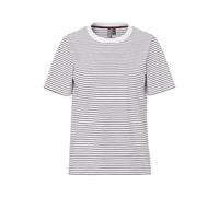 Kurzarmshirt PIECES "PCRIA SS TEE STRIPES NOOS BC", Damen, Gr. M, hellweiß stripes:narrow maritime blau, Single Jersey, Obermaterial: 100% Baumwolle, gestreift, regular fit normal, Rundhals, Shirts (2