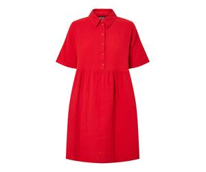 PIECES - PCSASTINA SS SHIRT DRESS WIDE WVN MSA BC Adrenaline Rush - Gr. - XS