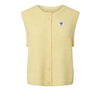PIECES - PCSILLY SL PATCH KNIT VEST BC Pale Banana - Gr. - XS