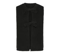 Pieces Strickweste "Pcsilly" in Schwarz - Größe L | Damenjacken