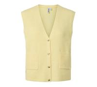 PIECES - PCSILLY SL V-NECK KNIT VEST D2D french vanilla - Gr. - XL