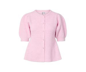 PIECES Pcsilly Ss Puff Knit Cardigan Noos Bc