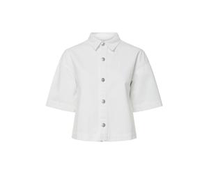 PIECES - PCSKY SS A-SHAPE DENIM TOP NOOS BC Bright White - Gr. - S