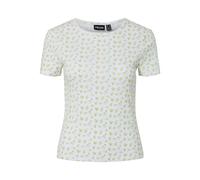 PIECES - PCTURIEL SS O-NECK PRINTED TEE JRS BC Cloud Dancer - Gr. - L