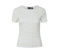 PIECES - PCTURIEL SS O-NECK PRINTED TEE JRS BC Cloud Dancer - Gr. - XL