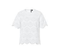 PIECES - PCVILDE SS TOP WVN NOOS Bright White - Gr. - XS