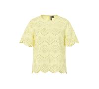 PIECES - PCVILDE SS TOP WVN NOOS French Vanilla - Gr. - M