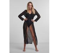 PIECES - PCVITA 7/8 LACE ANKLE KIMONO BC black - Gr. - L