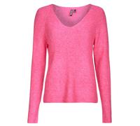 Pieces Pullover ELLEN V NECK in Rosa EU L
