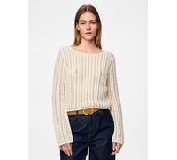 Pieces Pullover "Siri" in Creme - 45% | Größe S | Damen Pullover Cardigans