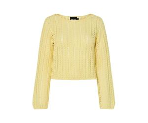 Pieces Pullover "Siri" in Gelb - Größe M | Damen Pullover Cardigans