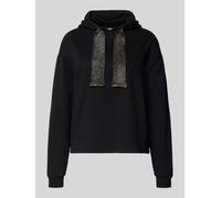 Pieces Regular Fit Hoodie aus Baumwoll-Mix Modell 'CHILLI' in Black, Größe L