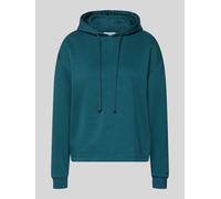 PIECES Regular Fit Hoodie aus Baumwoll-Mix Modell 'CHILLI' in Petrol, Größe L