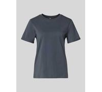 Pieces Regular Fit T-Shirt aus reiner Baumwolle Modell 'RIA' in Dunkelblau, Größe XL