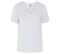 Pieces T-Shirt aus Baumwolle Modell 'Ria' in Weiss, Größe M