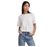 Pieces T-Shirt PCRIA SS SOLID TEE NOOS BC – 100% Baumwolle, Regular Fit – Damen XL hellweiß
