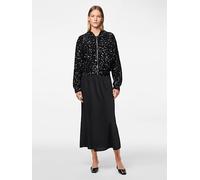 Pieces Franan Midi Skirt Schwarz XL Frau (Herstellerartikelnummer: 17116541-Black-XL)