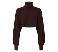 Pieces Rollkragenpullover in Braun - Größe M | Damen Pullover Cardigans