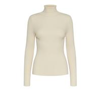 Pieces Rollkragenpullover "Mira" in Creme - Größe L | Damen Pullover Cardigans