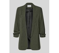 PIECES Shaped Fit Longblazer mit Schalkragen Modell 'BOSELLA' in Dunkelgruen, Größe S