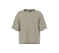 Pieces Regular Fit T-Shirt mit Raglanärmeln Modell 'BREE' in Taupe Melange, Größe S