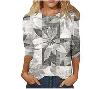 Pieces Shirt Damen Long Bluse Für Damen Corset Top Damen Top Sommer Damen Sport T Shirt Satin Bluse Sport Tshirt Damen Locker Umstandsmode Oberteil(Grau, M)