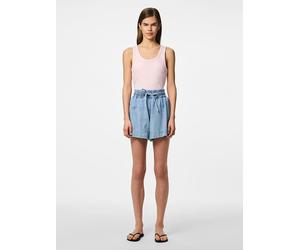 Pieces Shorts "Flora" in Hellblau - Größe M | Shorts