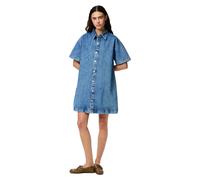 Pieces Sky A-shape Denim Kurzes Kurzarmkleid