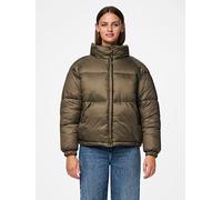 Pieces Steppjacke in Dunkelbraun - Größe XL | Damenjacken