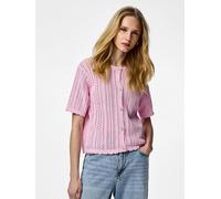 Pieces Strickbluse "Pcnuka" in Rosa - Größe S | Damen Blusen