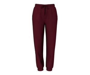 Pieces Sweathose "Chilli" in Dunkelrot - Größe S | Damenhosen
