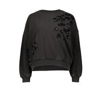 Pieces - Bekleidung Pcmie Ls Sequins Sweatshirt Jrs - schwarz - Größe M