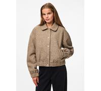 Pieces Teddyjacke "Pcnadia" in Camel - Größe XL | Damenjacken