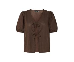 Pieces Top "Frieda" in Braun - Größe M | Damen Tops