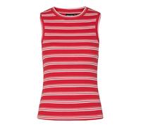 Pieces Top "Tadie" in Rot/Weiß - 50% | Größe XS | Damen Tops