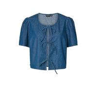 Pieces Top "Tenim" in Blau - Größe M | Damen Tops