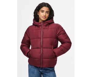 Pieces Übergangsjacke "Pcbee" in Bordeaux - Größe XL | Damenjacken