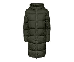 Pieces Übergangsmantel "Pcbee" in Dunkelgrün - Größe M | Damenjacken