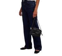 Pieces Umhängetasche aus Leder Nania in Schwarz one size