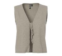 Pieces Weste "Pcbree" in Taupe - Größe M | Damenjacken