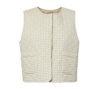 Pieces Weste "Pcsaria" in Beige - Größe M | Damenjacken