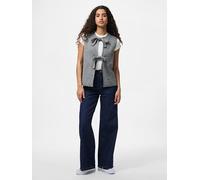 Pieces Weste "Pcsilly" in Grau - Größe M | Damenjacken