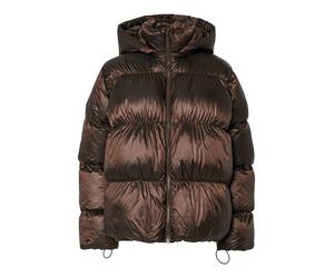 Pieces Winterjacke "Milla" in Braun - Größe S | Damenjacken