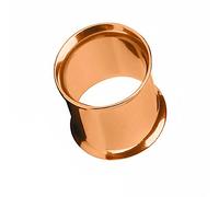 Piercingfaktor Unisex Flesh Tunnel Ohr Schraub Ear Plug Piercing Tribal Edelstahl Schraubverschluss Ohrpiercing Double Flared 3mm Rosegold