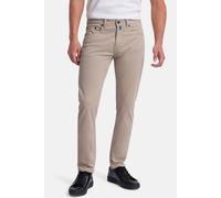 Pierre Cardin Antibes Slim Fit Hose Vintage Khaki, Einfarbig