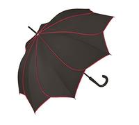 Pierre Cardin Automatischer Regenschirm Sunflower Black & Red Edition Schwarz, S, Stockschirm, Schwarz, s, Stockschirm