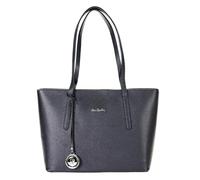 Pierre Cardin Damen-Handtasche, echtes Leder, groß, Shopper, Schultertasche, multifunktional, elegant, Damentasche, Umhängetasche, Multifunktionstasche, Umhängetasche, Schwarz