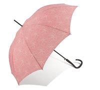 Pierre Cardin Damen Regenschirm Stockschirm mit Automatik Filière flamingo plume