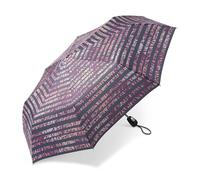 Pierre Cardin Damen Regenschirm Taschenschirm Auf-Zu Automatik grey stripe