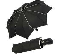 Pierre Cardin Damen Taschenschirm Automatik - Sunflower - schwarz